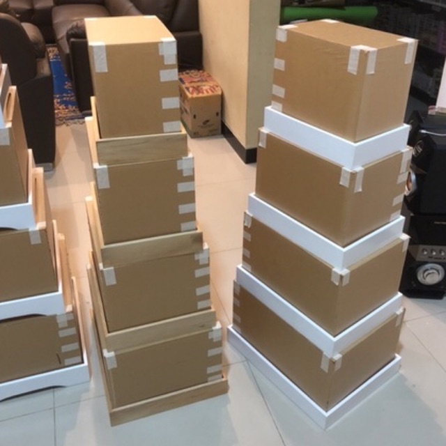 Hantaran Pernikahan Kotak HANTARAN KAYU + TUTUP AKRILIK SET SATUAN