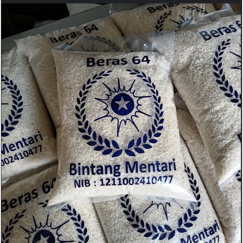 

Beras 64 Bintang Mentari kemasan 3kg