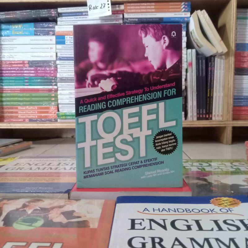 obral buku bahasa Inggris // toefl // grammar // idioms // learning // dictionary original berkualitas-Toefl test hijau