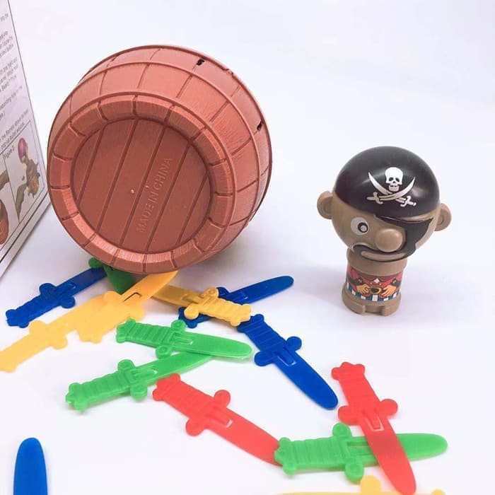 Barrel Pirate Lucky games Family games Mainan  Jumping Pirate  / Mainan Tong Bajak Laut / Jumping Pirate Roulette Games