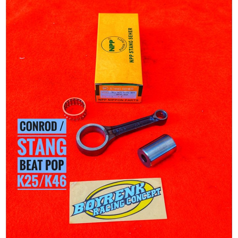 STANG SEHER / CONROD KIT BEAT POP (K25)NPP - BOYRENK RACING