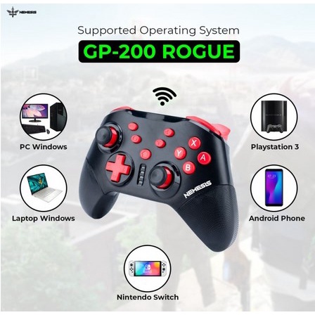 ITSTORE Gamepad Joystick NYK GP-200 ROGUE GP200 GP 200 Wireless Bluetooth