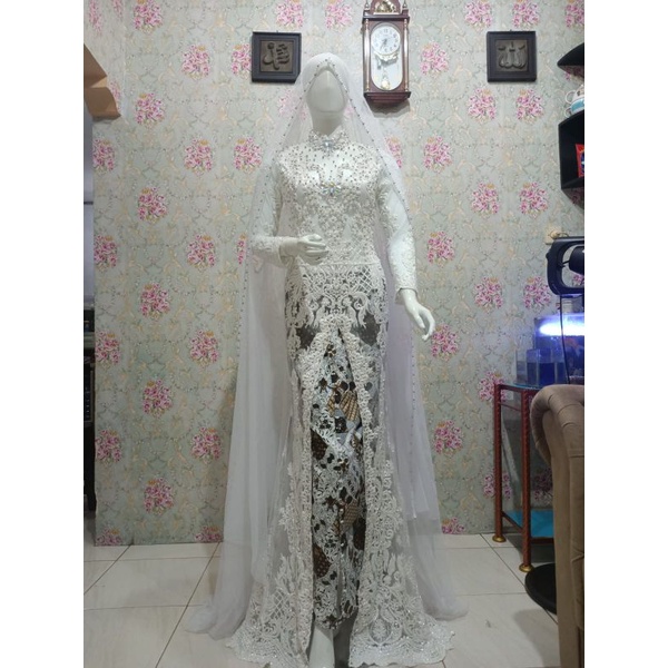 KEBAYA PENGANTIN AKHAD FULL PAYET