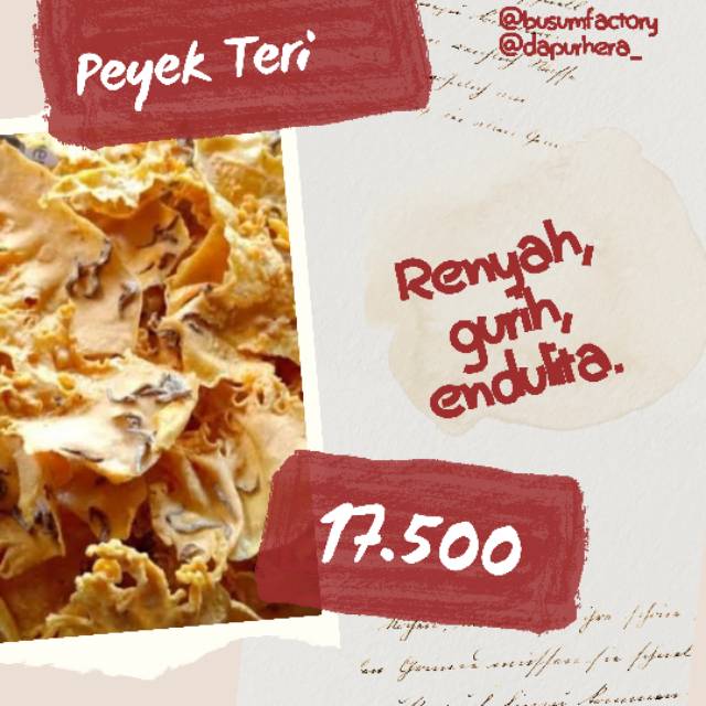 

PEYEK / REMPEYEK TERI