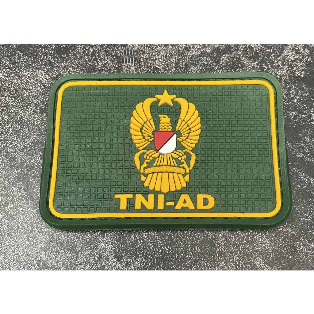 Patch TNI AD Ekapaksi (Hijau)- Patch Velcro TNI AD - Prepetan TNI AD Ekapaksi - Velcro Karet