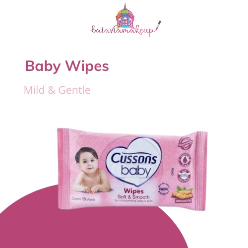 Tisu Basah Cussons Baby Wipes 10's Beli 1 Gratis 1 / Promo Tissue Tisu Basah Cusson Baby Wipes