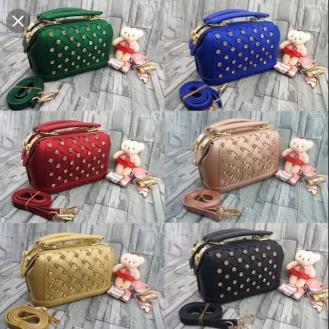 Tas jelly doctor anyam diamond