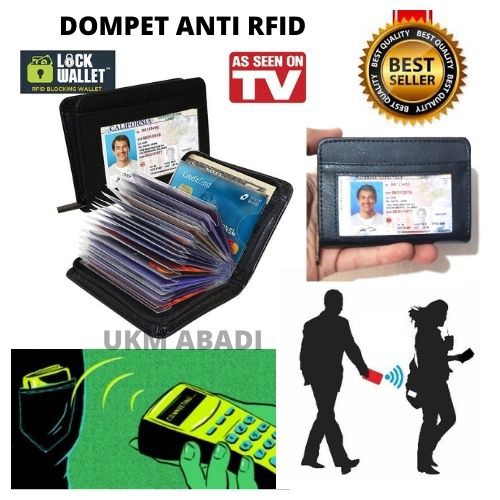 Tas Dompet Kartu Anti RFID Wallet 36 Card Slot Money Pocket 111134