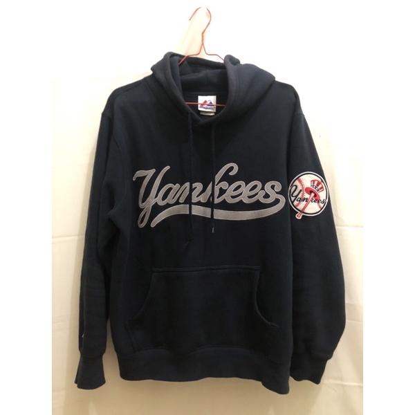 MLB Yankees NY Vintage x majestic Hoodie second brand bekas preloved