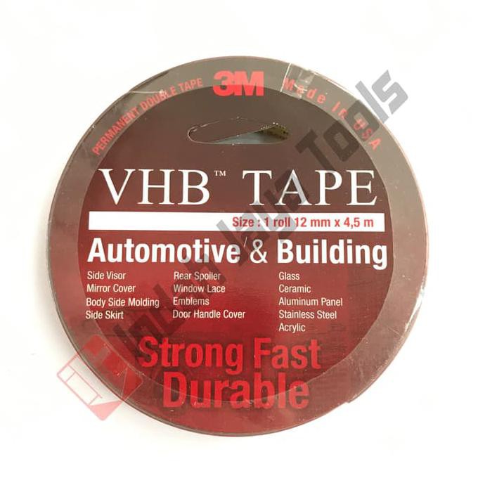 

Diskon Double Tape Vhb 3M Original 12Mm X 4.5Mm Busa Perekat Ori