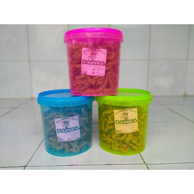 

KERIPIK USUS 500 GRAM + TOPLES