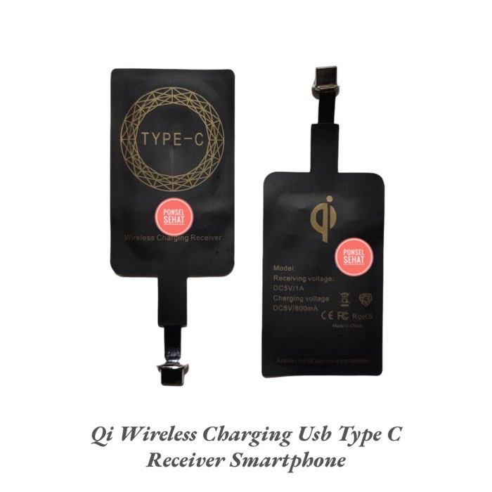 Qi Wireless Charging Usb Type C Receiver Smartphone