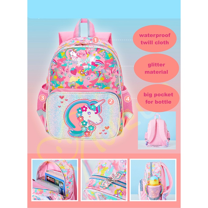 VEST TAS RANSEL ANAK PAUD DINO/UNICORN U2021