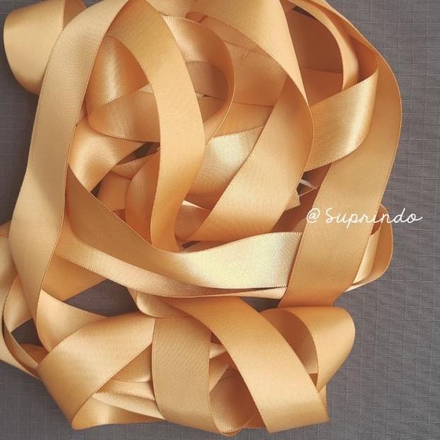 

Recomend 4.5mtr/Pita Satin Import/ Double Faced Satin 38mm 케