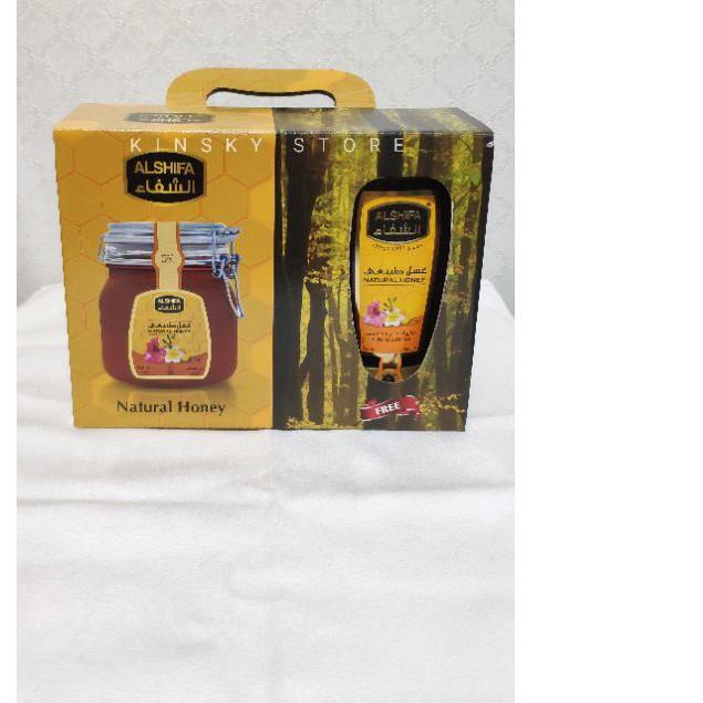 

❁ Al Shifa 1kg Free 250gr/Alshifa 1 kg Free 250 gr Natural Honey ♖