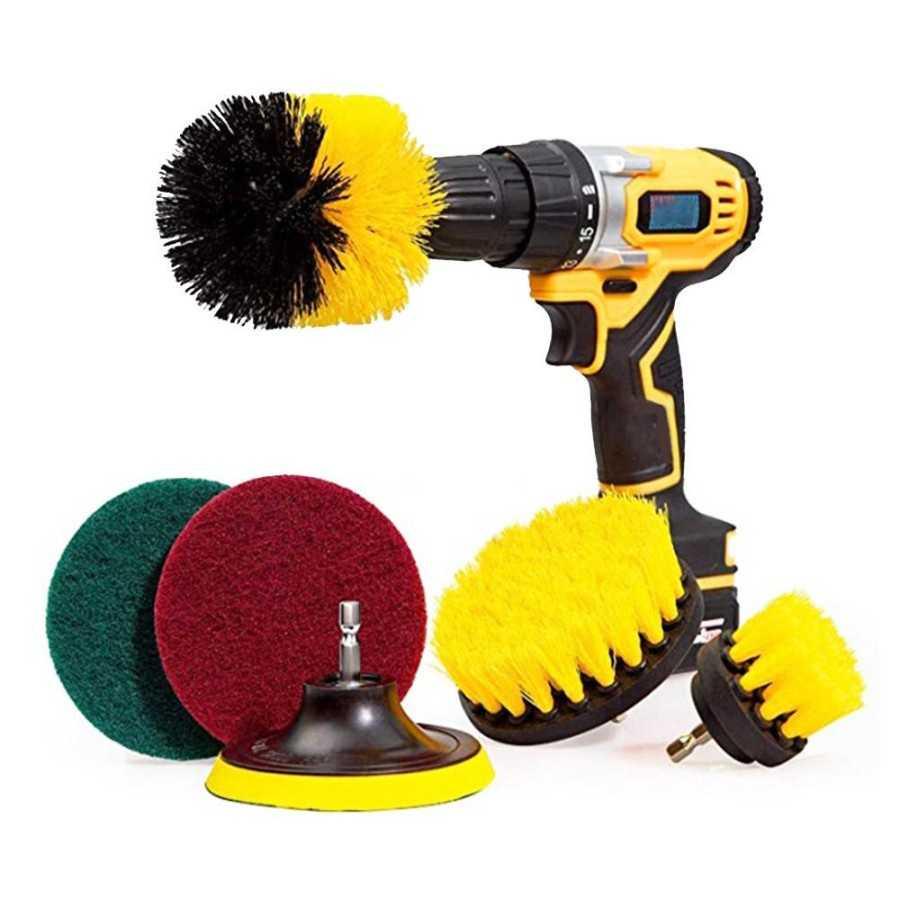 OTOHEROES Kepala Mata Bor Sikat Set Elektrik Cleaning Brush Head 6 PCS - DB005