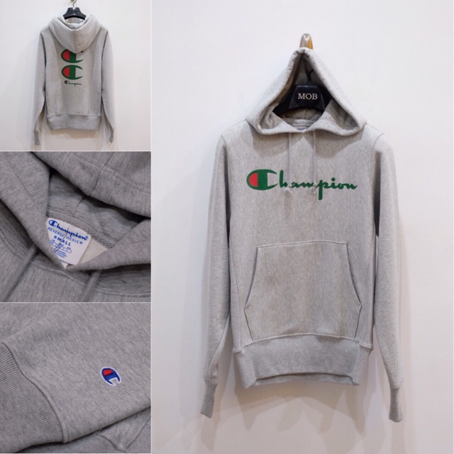 champion hoodie back logo