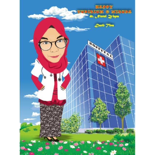 Karikatur Dokter Shopee Indonesia