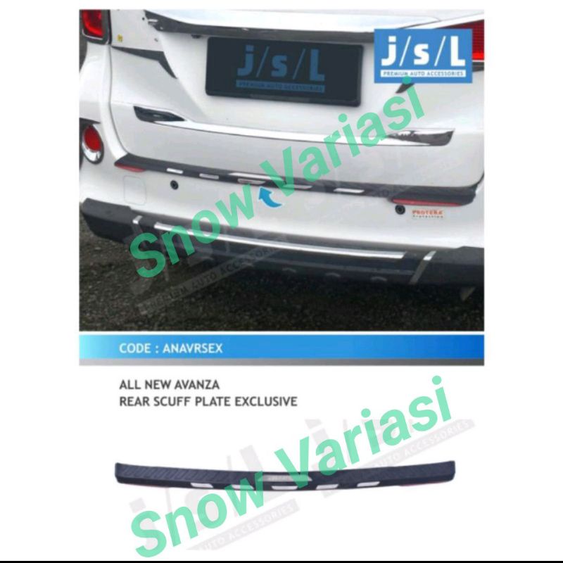 Sillplate belakang all new Avanza exclusive JSL