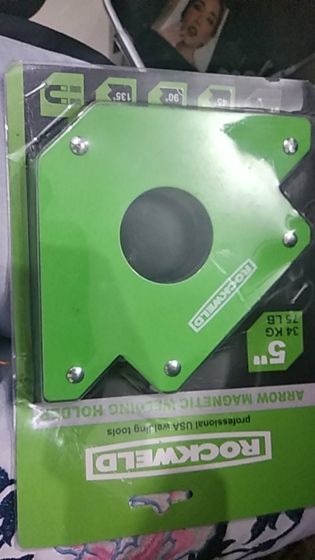 Rockweld Siku Magnet 5 Inch 75 Lbs - Smart Welding Arrow Las