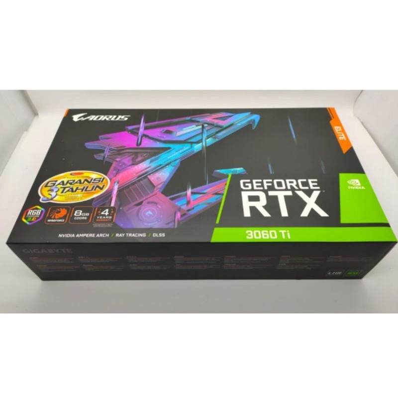VGA GIGABYTE RTX 3060TI AORUS ELITE 8GB DDR6