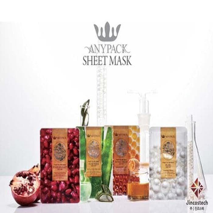 ANYPACK SHEET MASK - MASKER WAJAH TISSUE DIJUAL RANDOM