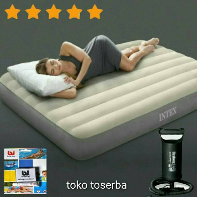 KASUR ANGIN doubel intex kasur lipat sofa tiup kasur udara multiguna