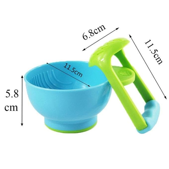 Food Maker Bowl Mangkok Grinder Perlengkapan MPASI / Baby Food Maker Penghalus Makanan Bayi / Perlengkapan MPASI G-01