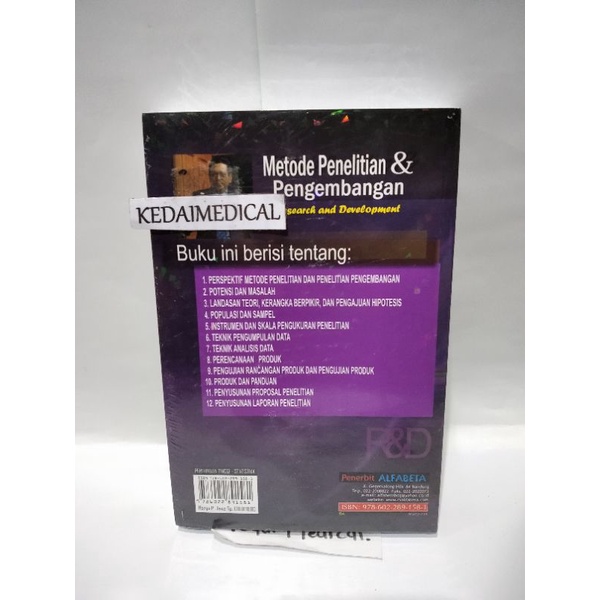 ( ORIGINAL) BUKU METODE PENELITIAN &amp; PENGEMBANGAN RESEACH AND DEVELOPMENT
