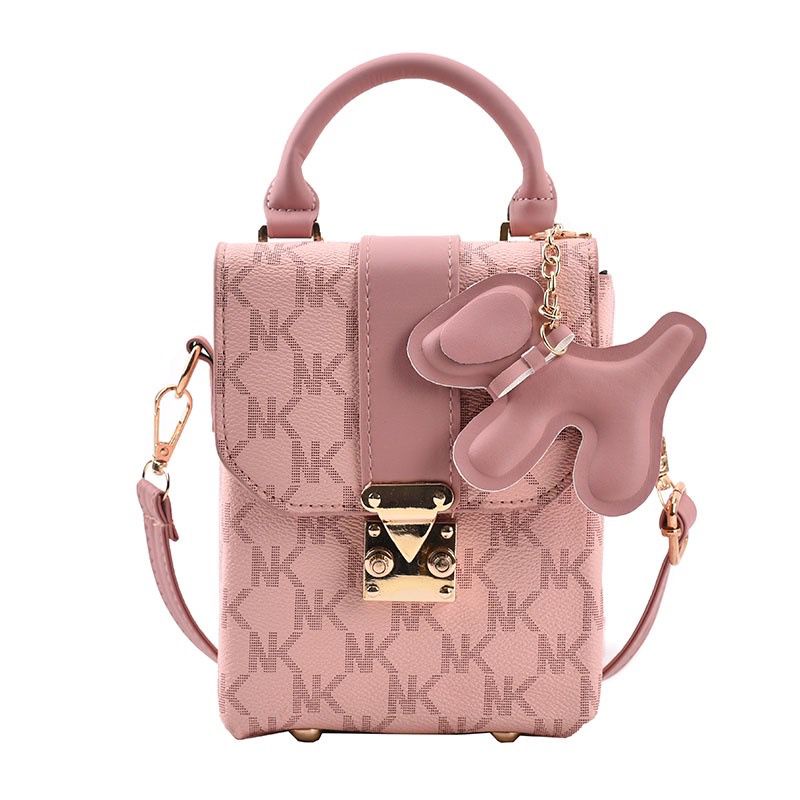 Tas Selempang Wanita terlaris Mini Putih Ringan Rantai Polos C9R8 Nylon Rajut Casual Besar Resleting