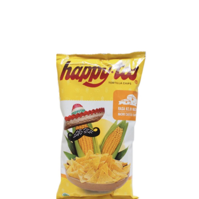 

HAPPY TOS TORTILLA CHIPS KEJU NACHO 140GR