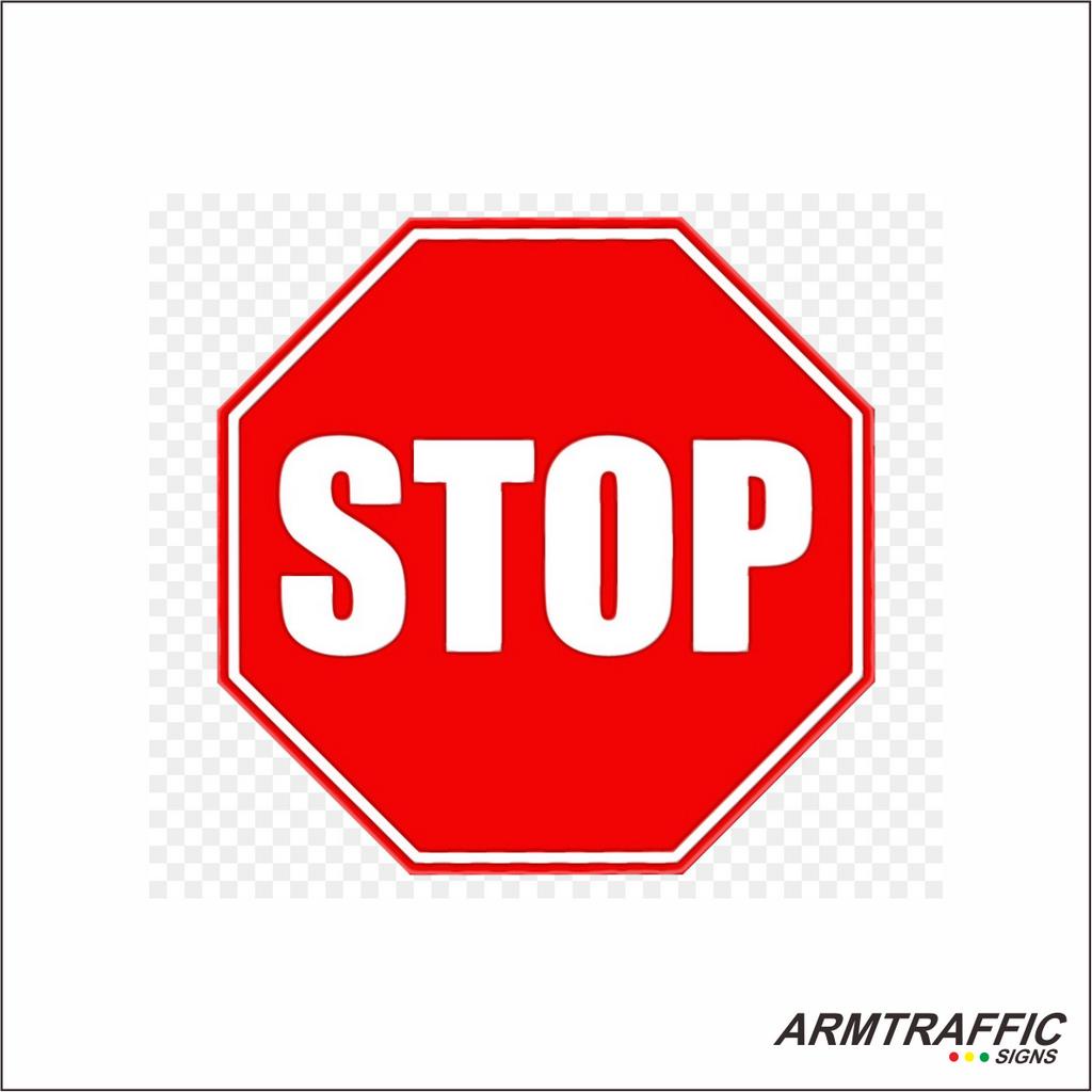 RAMBU RAMBU / SIGN DILARANG STOP OKTAGON 60CM