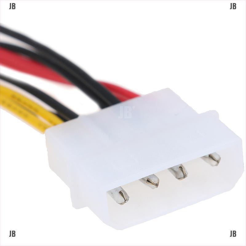 ❥JB'PC 4-Pin Molex/IDE to 3-Pin CPU/Chasis/Case Fan Power Cable Adapter Connector