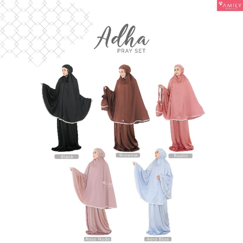 ADHA PRAY SET by Amily Hijab (Mukena)
