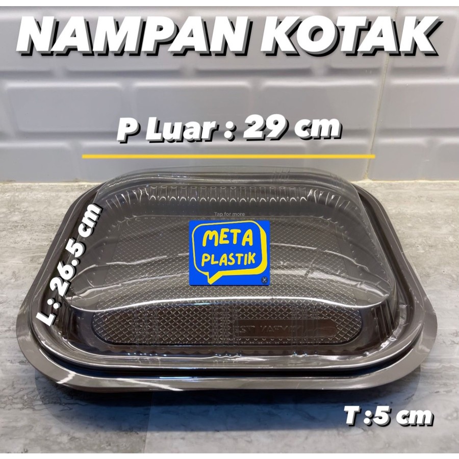 10PCS MIKA KUE NAMPAN KOTAK SEDANG / MIKA NAMPAN ALAS KUE / MIKA TEMPAT KUE / NAMPAN / MIKA NAMPAN /