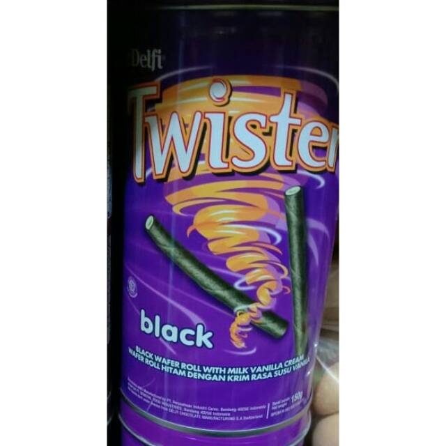 

Twister kaleng isi 150gr * 6 black vanila