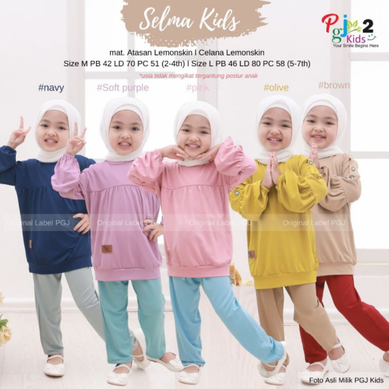 SELMA kids setelan anak by pgj kids