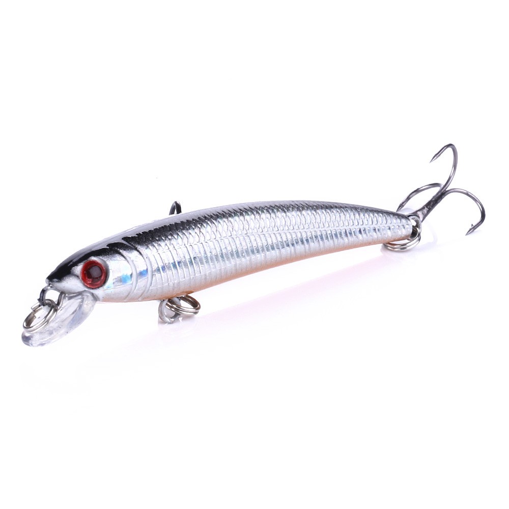 HENGJIA 1PCS Mini Hard Fishing Lure 7.5cm/5.6g Artificial Fishing Bait Floating Minnow Lure Tackle