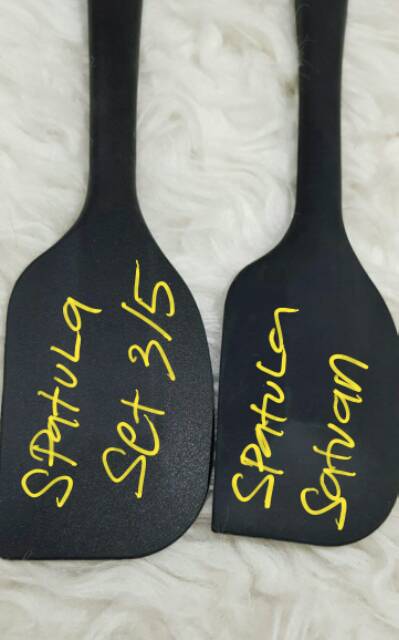 Set spatula isi 5 sutil kuas tanpa sambungan tahan panas food grade