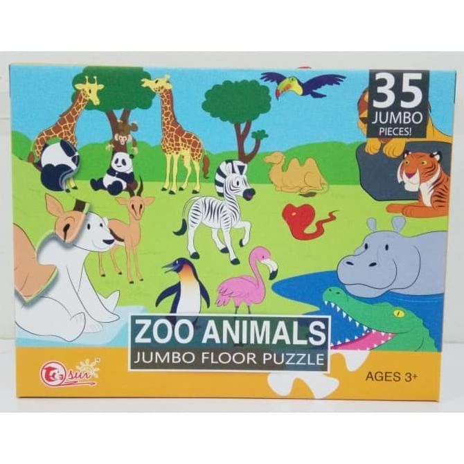 MAINAN PUZZLE HWA1369816 ZOO ANIMALS