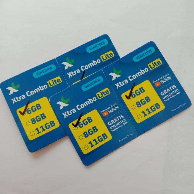 VOUCHER XL EXTRA COMBO LITE 6 GB masuk 13 GB, PROMO SRS SHOP