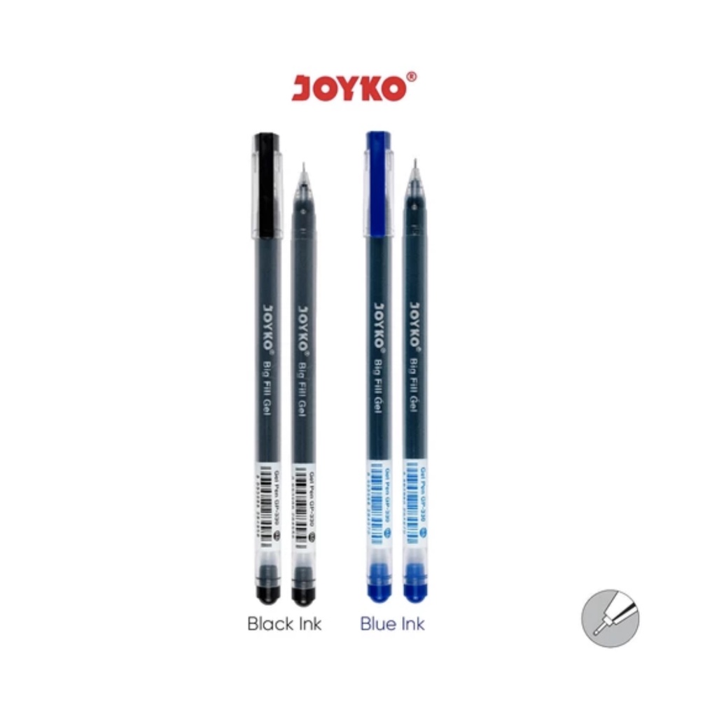 

Gel Pen Pulpen Pena Joyko GP-330 Big Fill Gel 0.5 mm