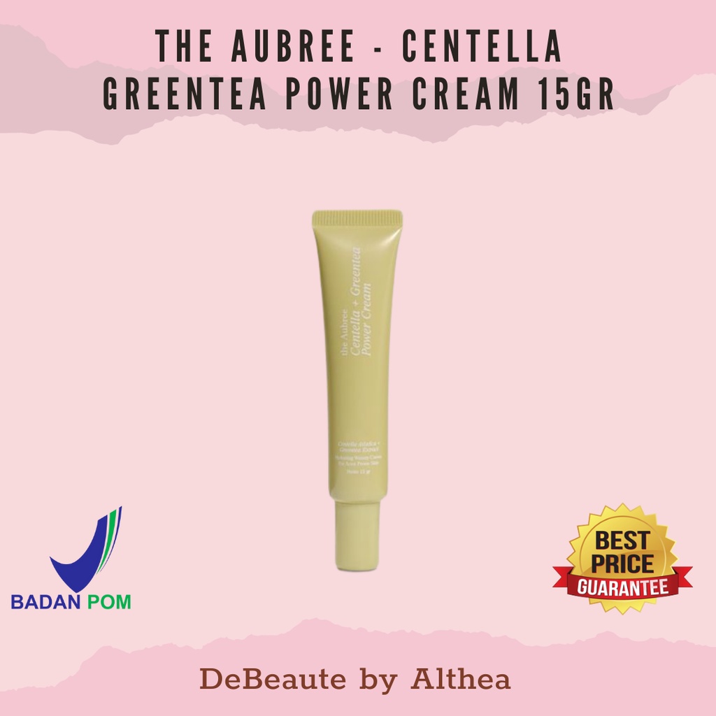 The Aubree Centella + Greentea Power Cream 15gr