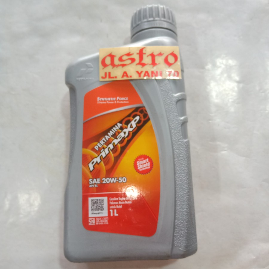 Oli PrimaXP 1 liter, Oli Pelumas Mesin Pertamina