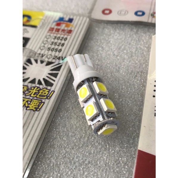 SEPASANG LAMPU LED COLOK T10 SMD 9 MATA