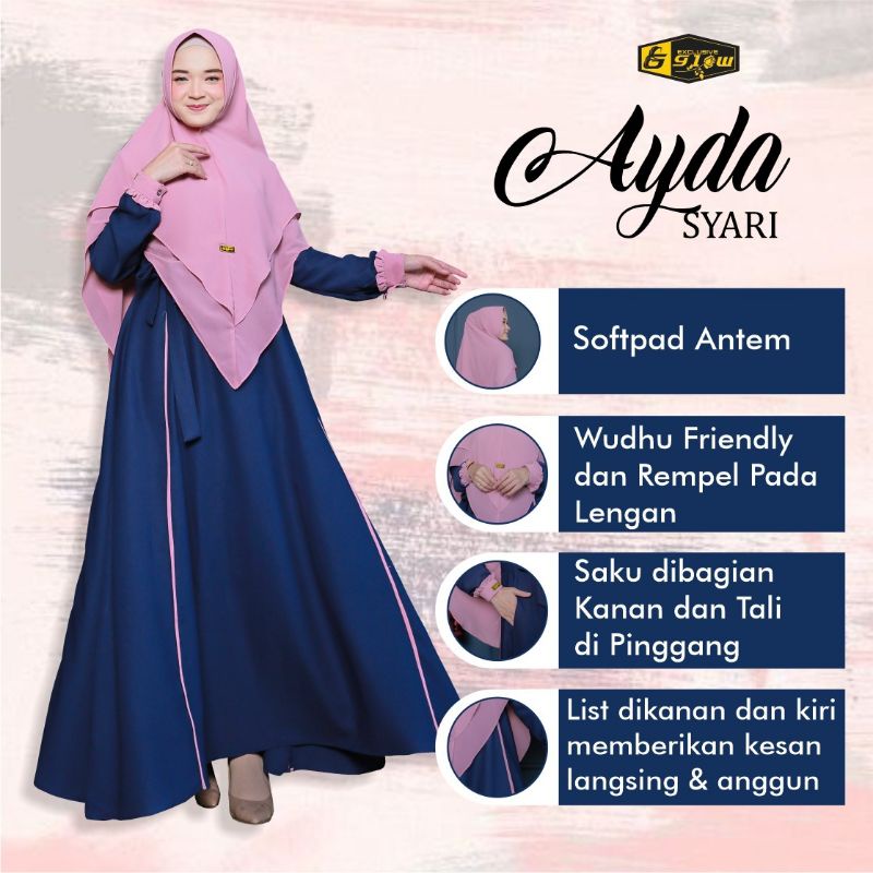 Khimar Only Ayda Syar'i Glow Exclusive