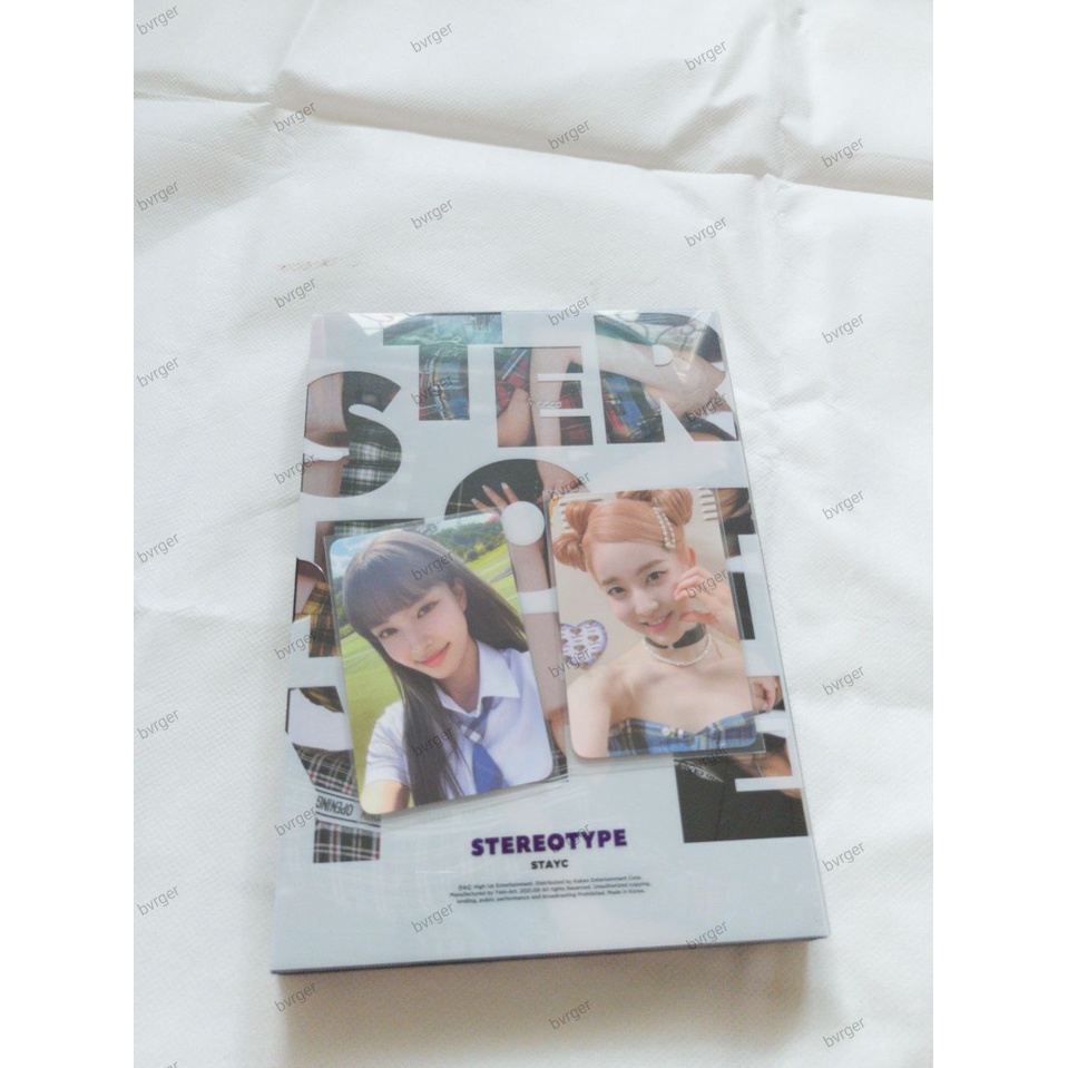 ALBUM STEREOTYPE TYPE A FULL UNSEALED PHOTOCARD STAYC SPC YOON SEEUN SIEUN