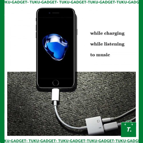 2 In 1 iPhone Charger Lightning To AUX 3.5mm - TC913C5