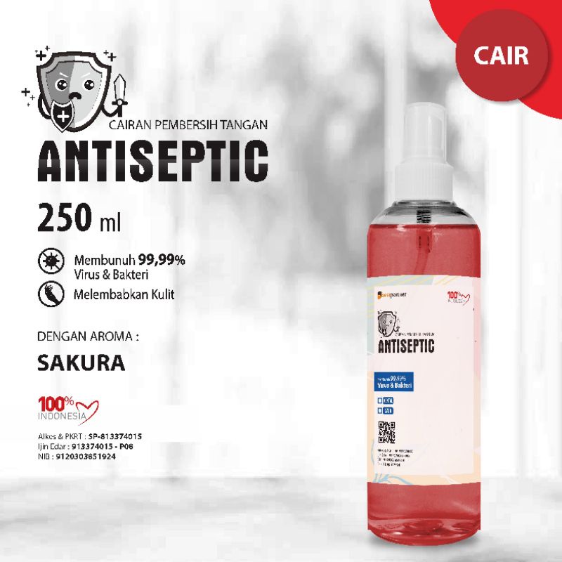 Handsanitizer cair spray 250 ml aroma wangi segar