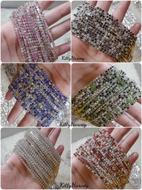 Diamond String SS10 / 2,8mm Warna Lengkap